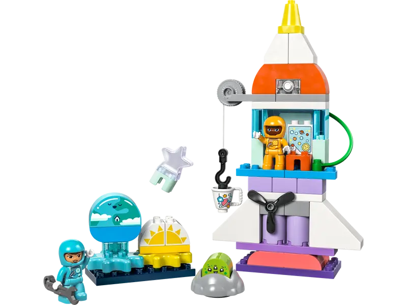 LEGO Duplo 3-in-1 Spaceshuttle für viele Abenteuer 10422