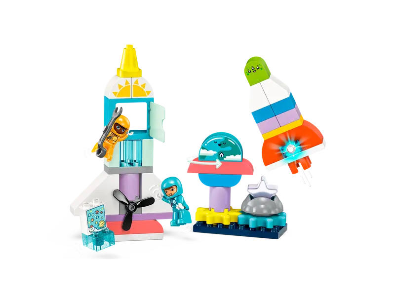 LEGO Duplo 3-in-1 Spaceshuttle für viele Abenteuer 10422