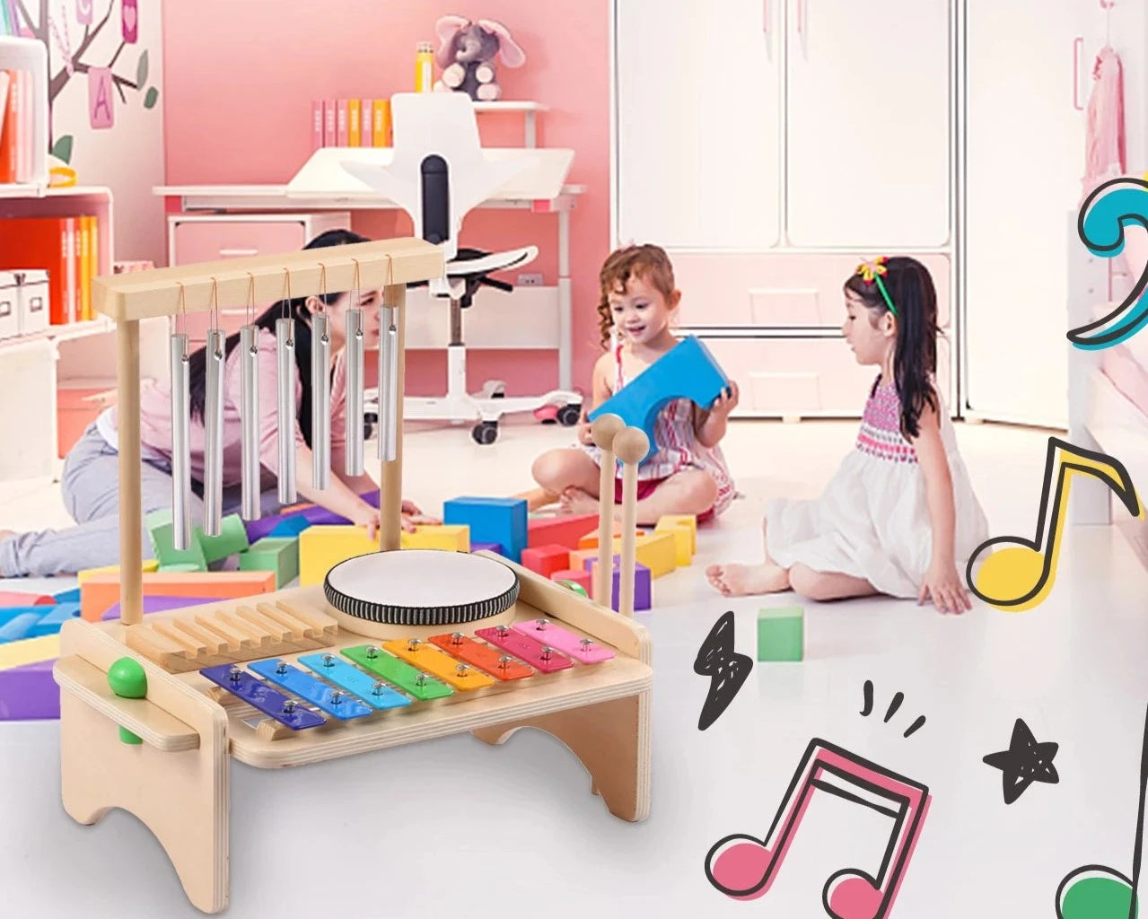 4-in-1-Musikinstrumente-Set